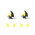 Nageoires de Dragon Koi et Yeux de Foudre pour Sharkicks Pro